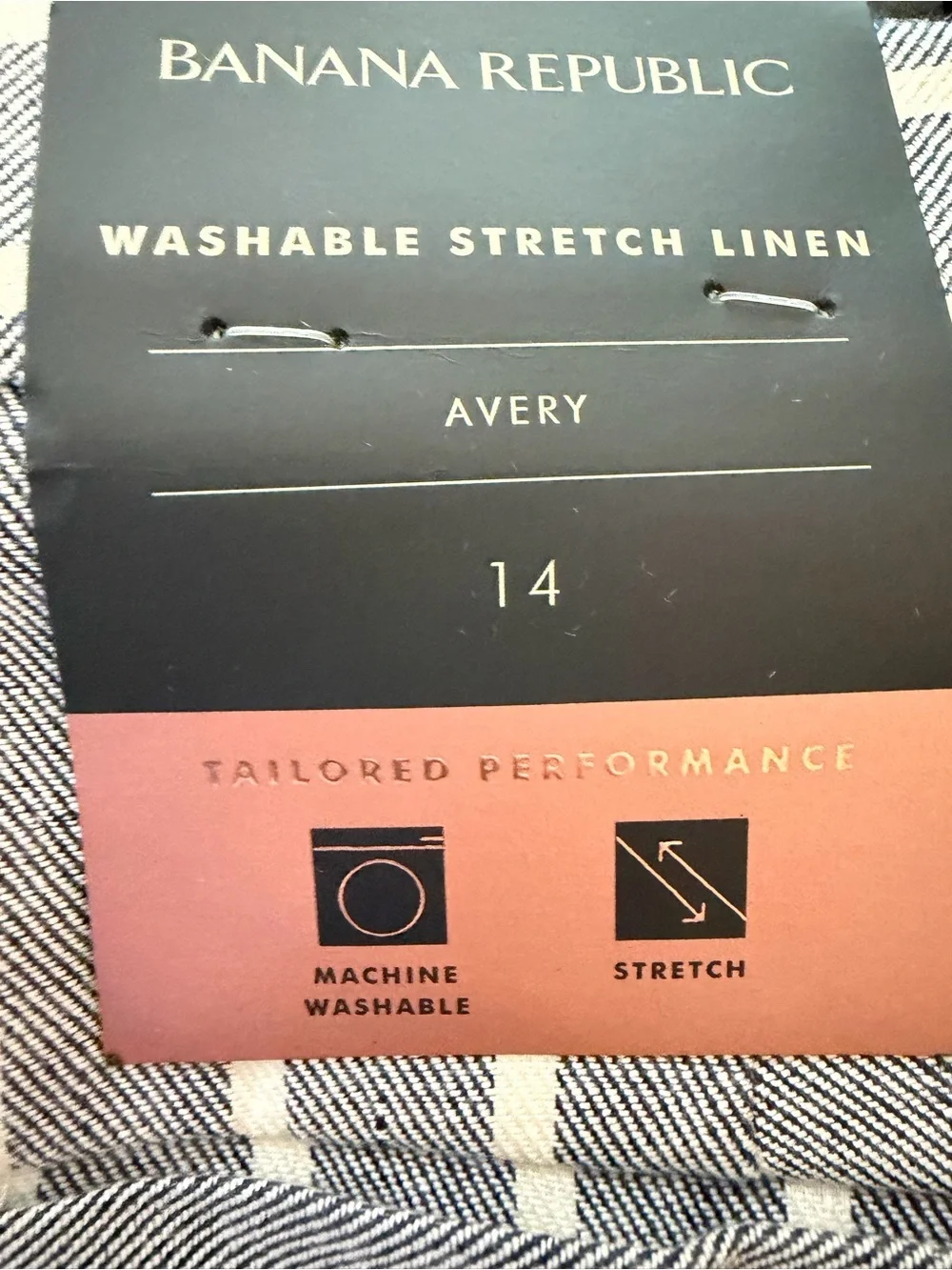 Banana Republic Avery Linen Blend Pants